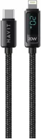 Photo de Câble Havit CB6246 USB-C vers Lightning 1,2m M/M 20W (Noir)
