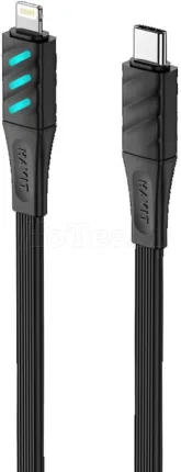 Photo de Câble Havit CB6255 USB-C vers Lightning 1m M/M 60W (Noir)