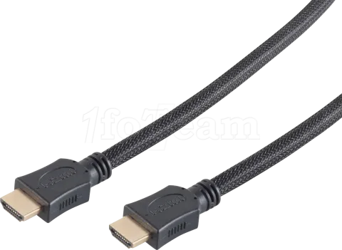 Photo de Cable HDMI 1.4 Shiverpeaks M/M 2m (Noir)