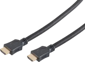 Photo de Cable HDMI 1.4 Shiverpeaks M/M 2m (Noir)