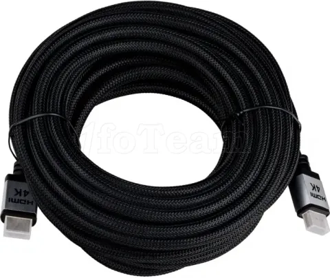 Photo de Cable HDMI 2.0 Akyga 10m M/M (Noir)