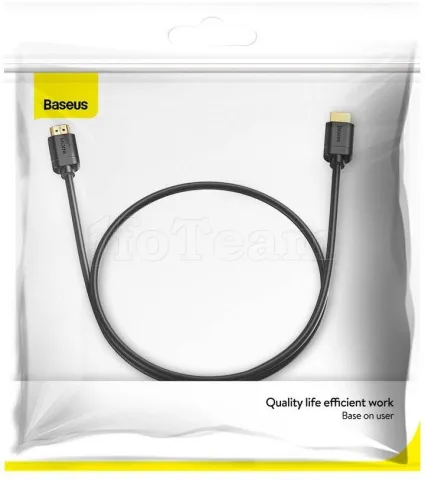 Photo de Câble HDMI 2.0 Baseus 1m M/M (Noir)