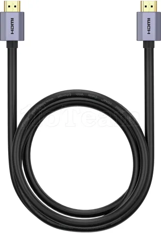 Photo de Câble HDMI 2.0 Baseus 2m M/M (Gris/Noir)