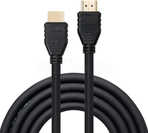 Photo de Cable HDMI 2.0 Lindy 2m M/M (Noir)