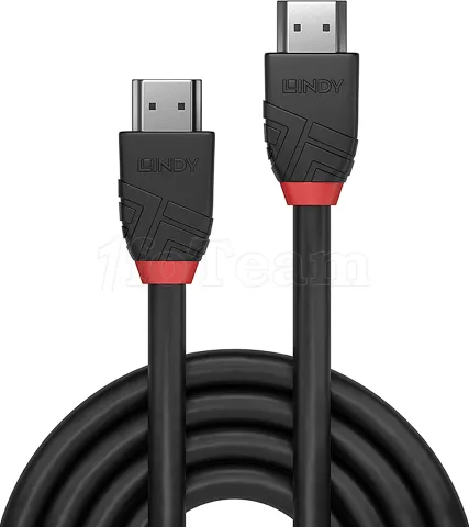 Photo de Cable HDMI 2.0 Lindy 50cm M/M (Noir)