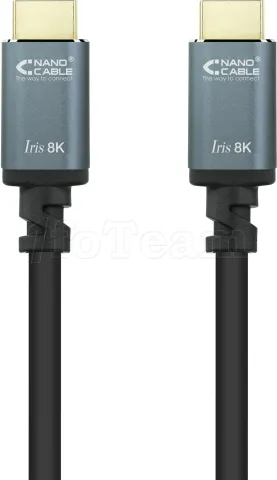 Photo de Câble HDMI 2.1 Nanocable 0.5m M/M (Noir)