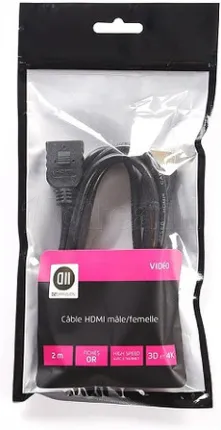 Photo de Cable HDMI D2 Diffusion 2m M/F (rallonge)