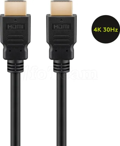 Photo de Câble HDMI Goobay 15m M/M (Noir)