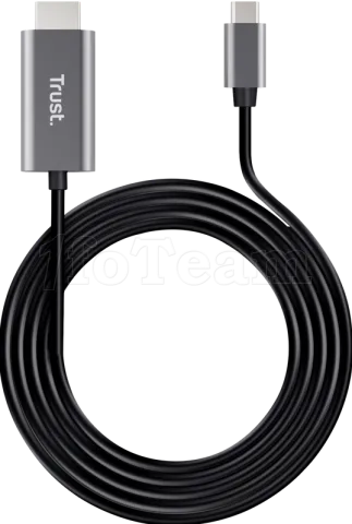 Photo de Cable HDMI Trust Calyx vers USB-C 1.8m (Noir)