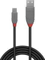 Photo de Cable Lindy Anthra Line USB 2.0 vers Micro B M/M 20cm (Gris)