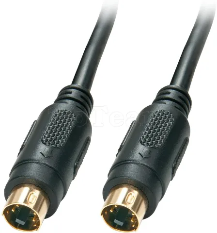 Photo de Cable Lindy S-Video mini Din MM 2m (Noir)