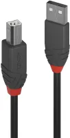 Photo de Cable Lindy USB 2.0 type A - B M/M 10m (Noir/Rouge)