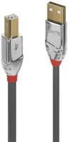 Photo de Cable Lindy USB 2.0 type A - B M/M 5m (Gris)