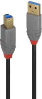 Photo de Cable Lindy USB 3.0 type A - B M/M 5m (Gris)