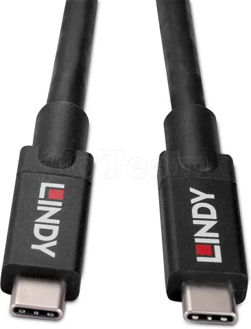 Photo de Cable Lindy USB 3.2 vers Type C M/M 10 GB/s 5m (Noir)