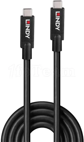 Photo de Cable Lindy USB 3.2 vers Type C M/M 10 GB/s 5m (Noir)