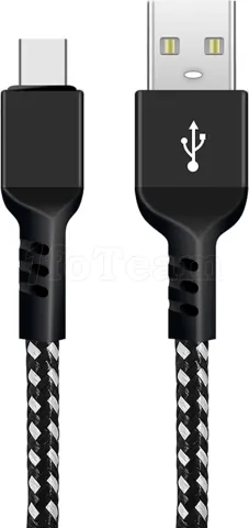 Photo de Câble Maclean Fast Charge USB 2.0 Type A/C 1m MM (Noir)
