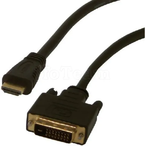 Photo de Cable MCL-Samar HDMI vers DVI-D M/M 50cm (Noir)
