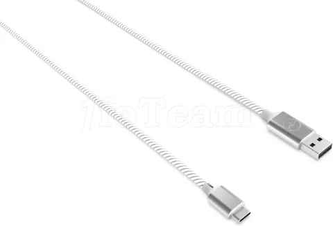 Photo de Cable Mobility Lab LED USB 2.0 type A - type C M/M 1m (Blanc)