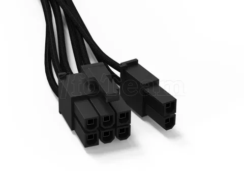 Photo de Cable modulaire Be Quiet CP-6610 - 1x PCIe 6+2 pins (Noir)