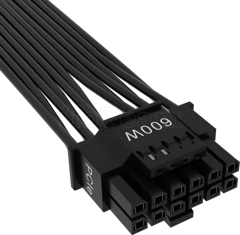 Photo de Cable modulaire Corsair 12VHPWR - 1x PCIe 12+4 pins (Noir)