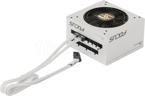 Photo de Cable modulaire Seasonic 12VHPWR - 1x PCIe 12+4 pins coudé 90° (Blanc)