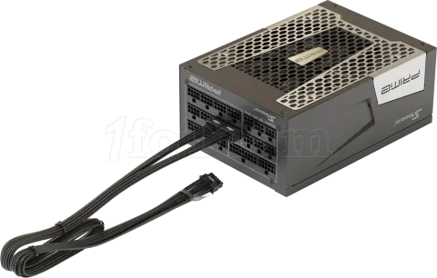Photo de Cable modulaire Seasonic 12VHPWR - 1x PCIe 12+4 pins vers 2x 8 pins (Noir)