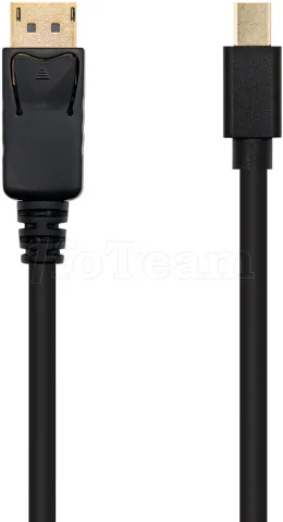 Photo de Cable Nanocable Mini DisplayPort vers DisplayPort M/M 2m (Noir)