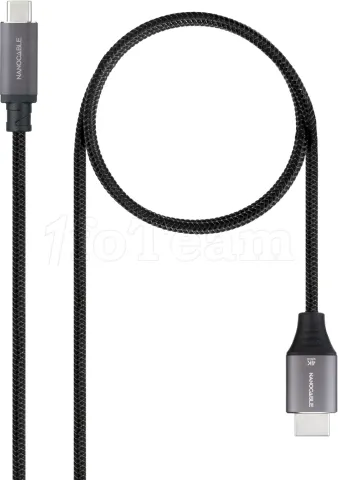 Photo de Cable Nanocable USB-C vers HDMI M/M 1.8m (Noir)
