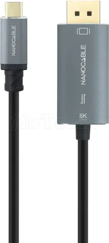 Photo de Cable Nanocable USB-C vers HDMI M/M 2m (Noir)