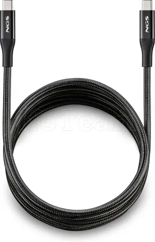 Photo de Cable NGS Knot USB-C M/M -2m 240W (Noir)