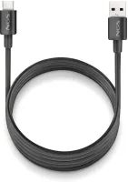 Photo de Cable NGS Zyro USB-A/C M/M 1m 15W (Noir)