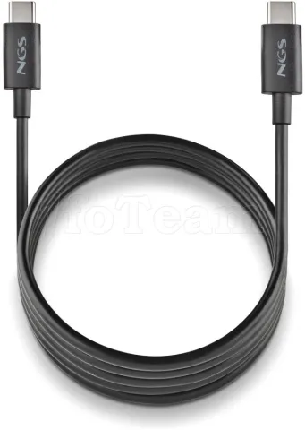 Photo de Cable NGS Zyro USB-C M/M 1m 60W (Noir)
