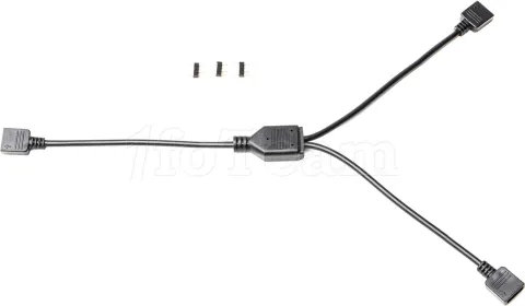Photo de Câble répartiteur RGB Ekwb EK-Loop Splitter pour 2 dispositifs 30cm (Noir)