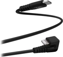 Photo de Câble T'nB USB type C - Lightning M/M 2m coudé 180° (Noir)