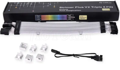 Photo de Câble Triple 8 Pin Lian Li Strimer Plus V2 RGB