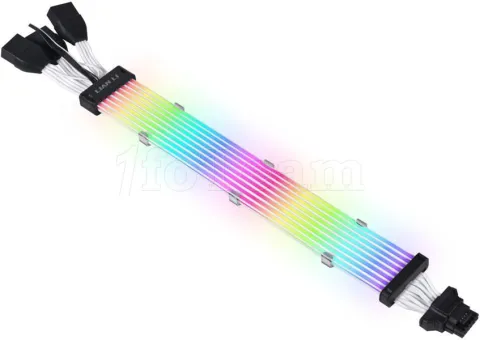 Photo de Câble Triple 8 pin vers 12VHPWR Lian Li Strimer Plus V2 RGB