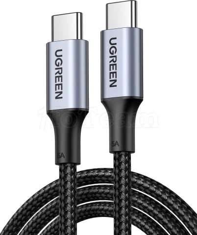 Photo de Cable Ugreen USB-C M/M 100W 1m (Noir)
