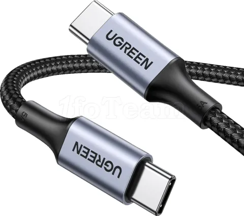 Photo de Cable Ugreen USB-C M/M 100W 1m (Noir)