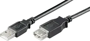 Photo de Cable USB 2.0 Goobay 3m M/F (rallonge)
