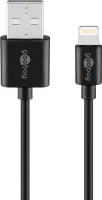 Photo de Cable USB Goobay vers Lightning 1m M/M (Noir)