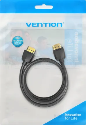 Photo de Câble Vention 4K HDMI 2.0 M/M 0.5m (Noir)