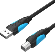 Photo de Cable Vention USB 2.0  A/B M/M 1m (Noir)