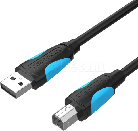 Photo de Cable Vention USB 2.0  A/B M/M  2m (Noir)