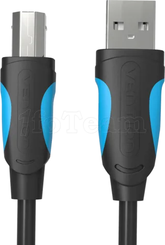 Photo de Cable Vention USB 2.0  A/B M/M  2m (Noir)