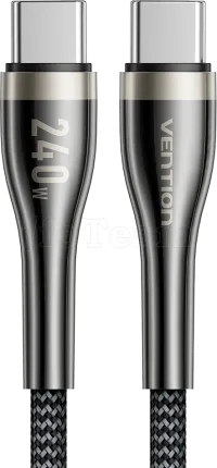 Photo de Cable Vention USB-C M/M 1.2m 240W (Noir)