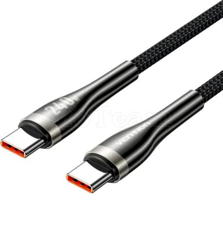 Photo de Cable Vention USB-C M/M 1.2m 240W (Noir)