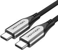Photo de Cable Vention USB-C M/M 1.5m 60W (Gris)
