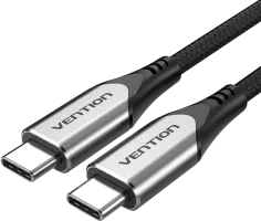 Photo de Cable Vention USB-C M/M 1.5m 60W (Gris)