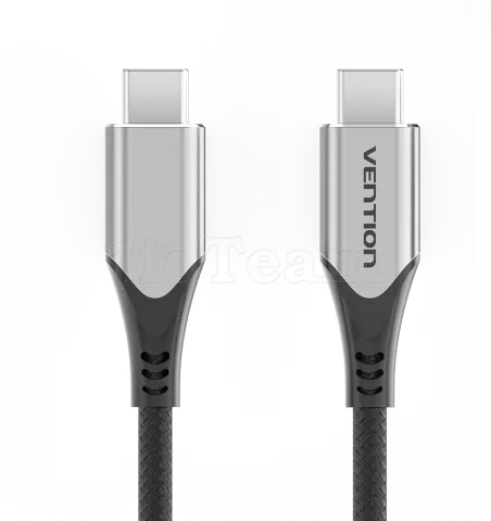 Photo de Cable Vention USB-C M/M 1.5m 60W (Gris)